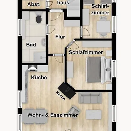 Sommertraum Ferienwohnung 5 Apartament *